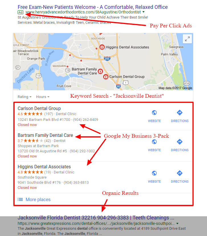 rank google business listing